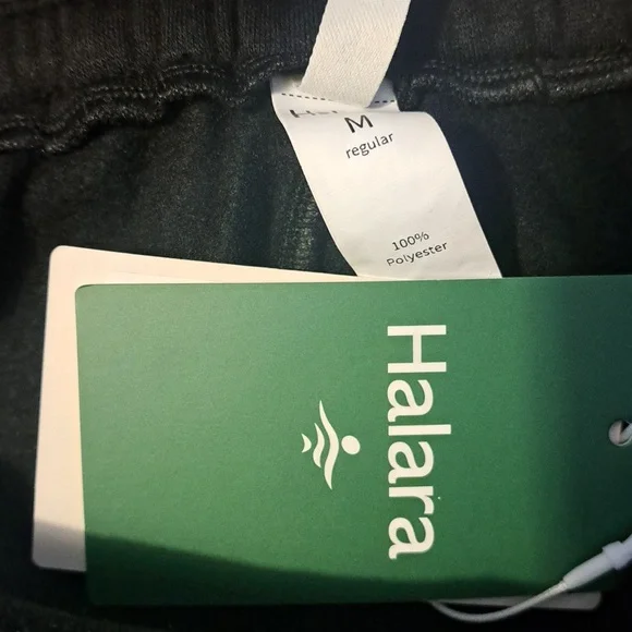 MEDIUM     HALARA FLEECE MIDRISE BUTTON / ZIPPER CASUAL PANTS - Picture 8 of 8